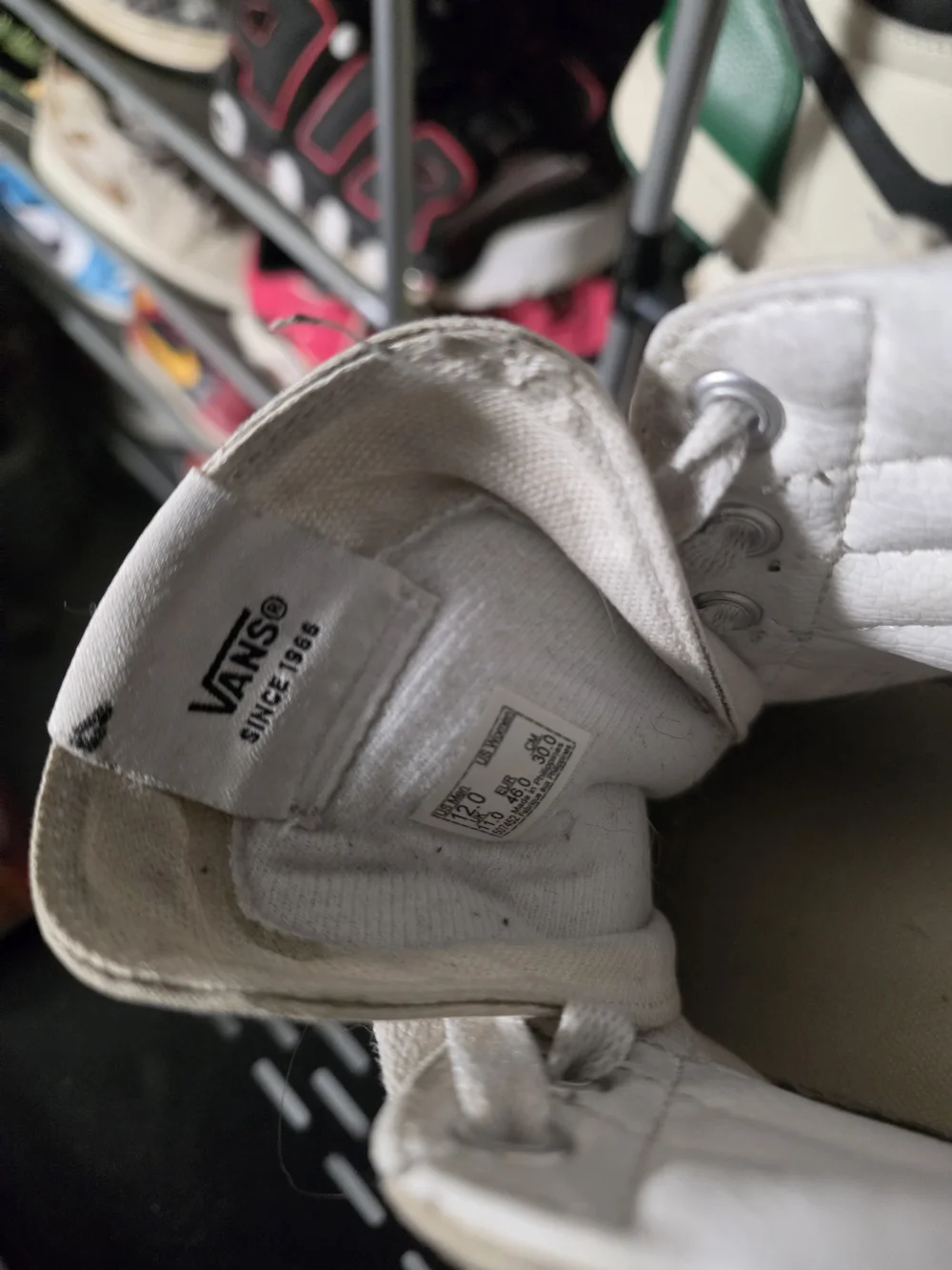 🔥 Vans Men Size 12 Beige High-Top Skate Sneakers